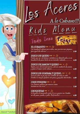 Los Aceres * Food Truck Menu Page 3 of 4