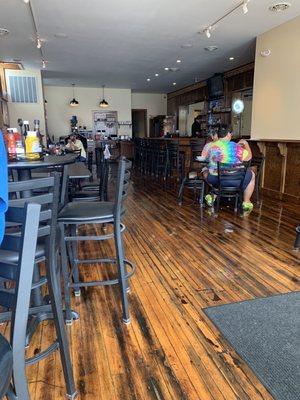 Bar area.
