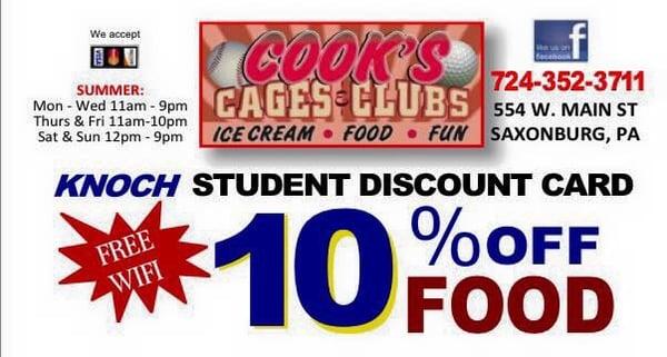 Knock Student discount