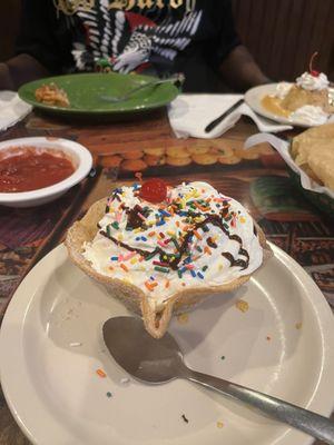 Fried ice cream