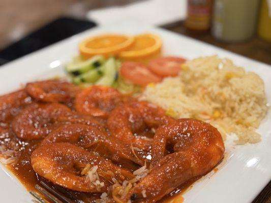 Camarones a la diabla