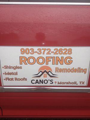 Cano.s roofing and remodeling