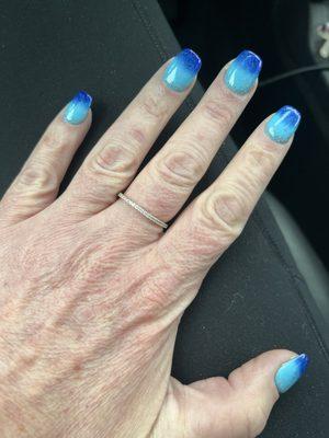 Tried a beachy look before vacation.