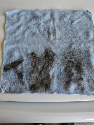 Dirt from above outdoor frames