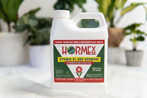 Hormex Vitamin B1 & Hormone Concentrate - accelerates & enhances rooting. Add to your reservoir and watch your roots explode with growth.