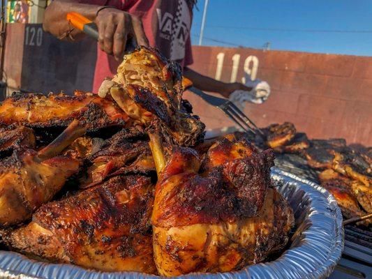 Our famous jerk chicken!