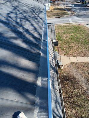Clean gutters ,gutter guards installed