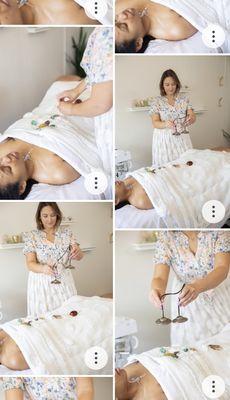 Crystal chakra alignment with reiki