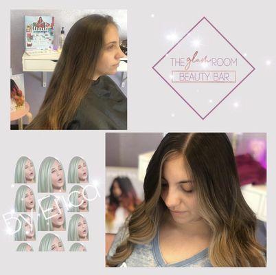 Virgin hair balayage