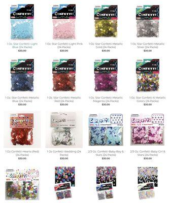 Multi Confetti 24 Packs
PF-2065