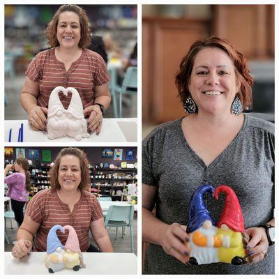 I painted a gnome couple.