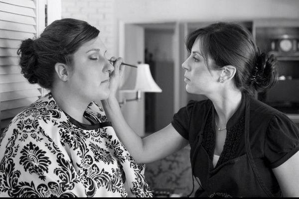 Shannon Terris, wedding makeup