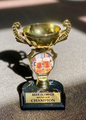 Fun trophy we made for our customer who wanted to take it to a Big Bear trip with friends.