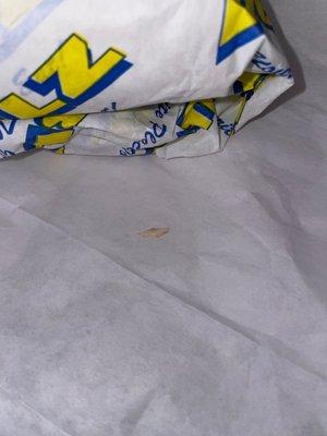 Toe nail was found in my fucking food. Absolutely disgusting. Dont come here very unsanitary.