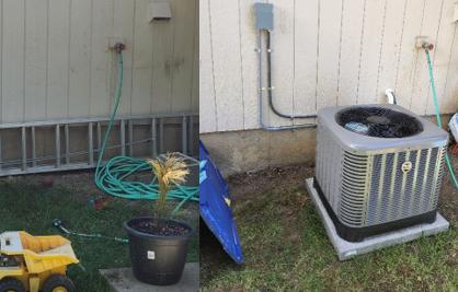 Before and after AC Addition!
