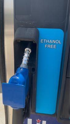 Ethanol free gas pump at Metro Motor in Arlington.