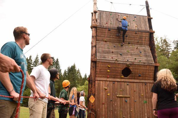 Challenge yourself with a climb up our Climbing Tower!