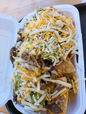 1/2 order Carne Asada Nachos