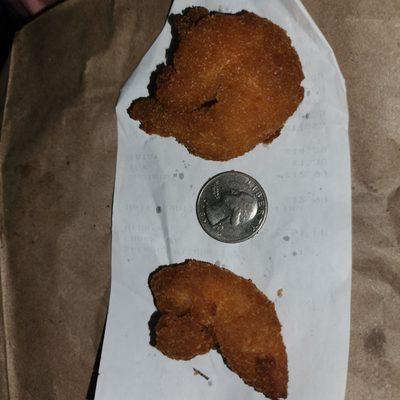 My 'large shrimp' $14.26 for 10.