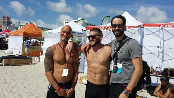 South Beach Triathlon with friends/clients!