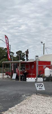 Time to sweep the top before opening.