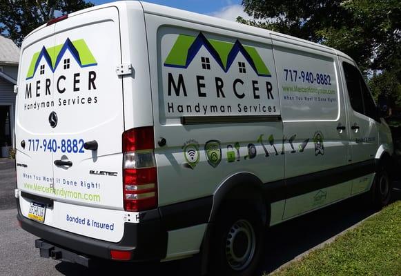 A fully equipped mobile repair van