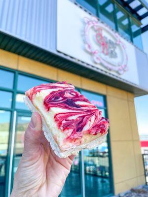 Raspberry Cheesecake Bar