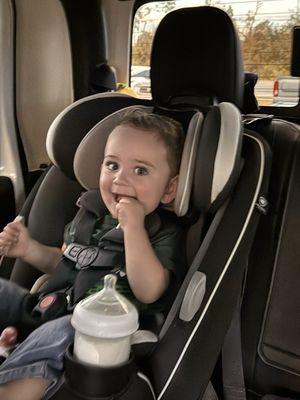 Happy Baby After Haircut!