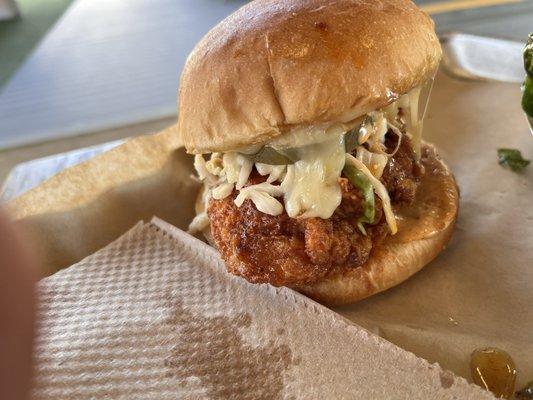 Nashville hot sandwich