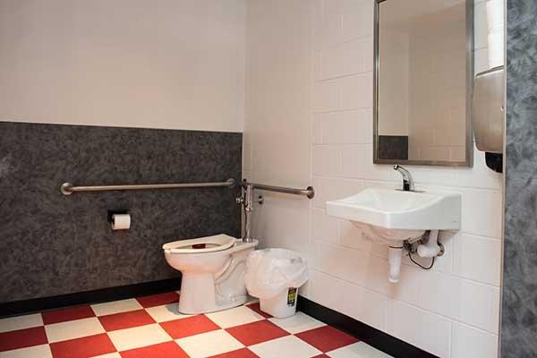 Remodeled, clean restrooms!