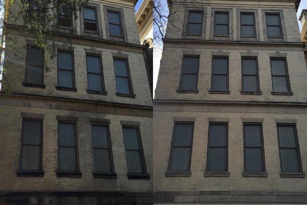 Tuckpointing, Brick Repair, Before and After