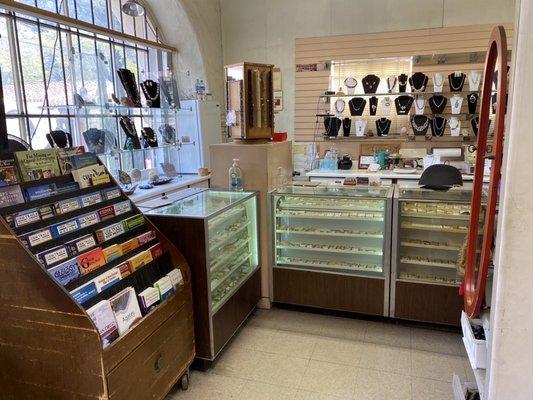 A few of the cycling shelves to look through