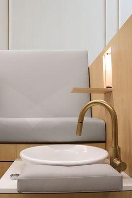 Hideaway Pedicure Spa
 Up Close