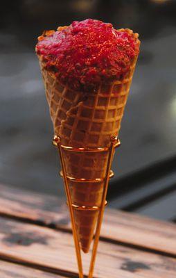 Beef Cone Shawarma (Waffle)