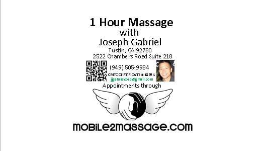 1 Hour Massage