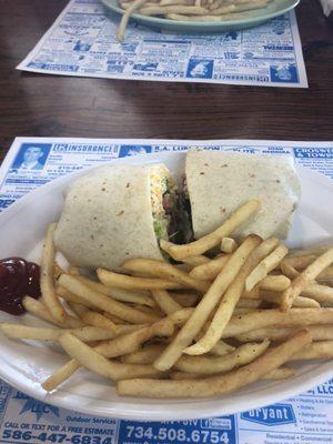 Beef wrap