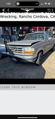 1995 Ford f150 5.0liter engine 2nd e40d transmisión for parts only
