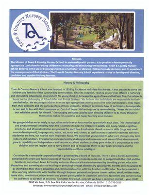 Town & Country Nursery School