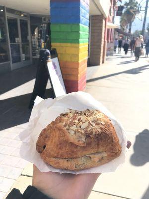 Almond chocolate croissant