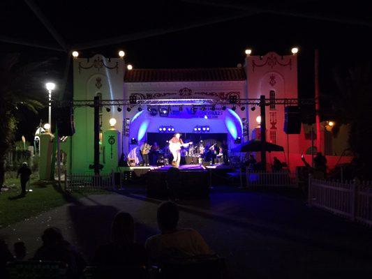 Event in Tavares with Midnight Blue Productions providing productions equipment and personnel.