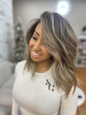 Blonde balayage