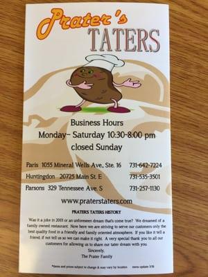 Prater's Taters