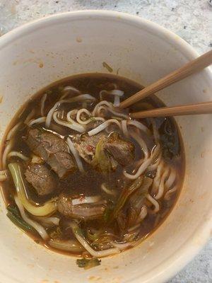 Taiwanese beef noodle soup
