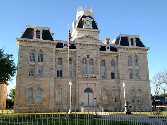 Robertson County Courthouse in Franklin, Texas