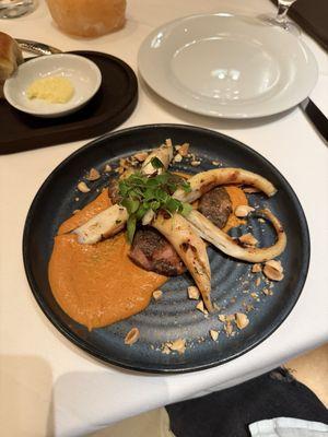 Very sad octopus with the suckers removed