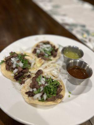 Beef tacos
