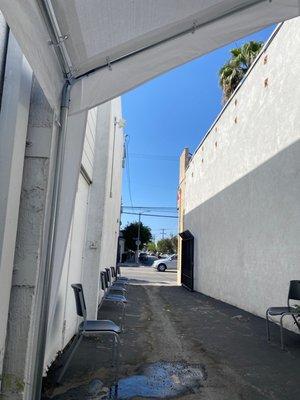 Not full, so no having to wait for your vaccine shot