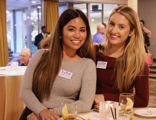 Jamie Reyes & Claudia Huizar of Luxuria PR poses for the camera.