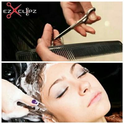 Haircut & Shampoo service @ Ez Clipz stop by today