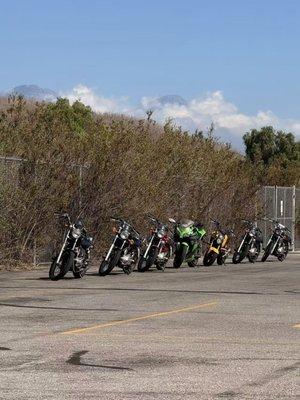 The bikes here are all in excellent condition